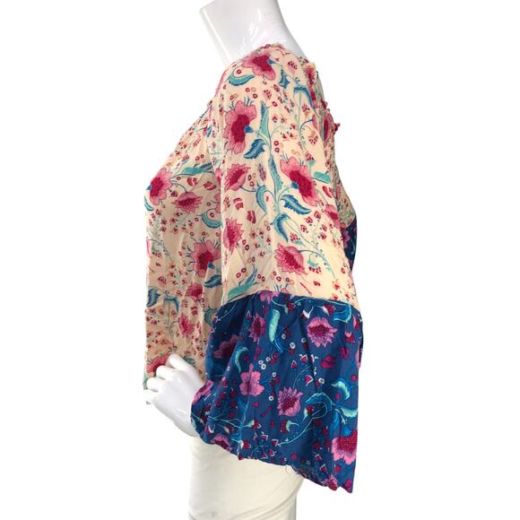 Andree By Unit Womens Size S Top Give You My All Blouse Off The Shoulder Floral - Picture 5 of 14